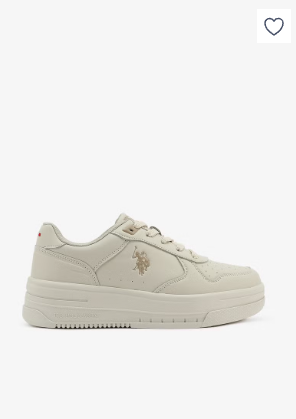 Women's Beige Low-Top Sneakers - Style that Moves, Comfort Shoes that Lasts