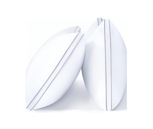 FABTEX 2-Piece Pillow Set – Premium Quality, Queen Size 20x30 inches, White, Soft & Supportive for Back