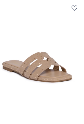 Geoomnii Flat Sandals for Women – Comfortable Slip-On Casual Summer Sandals for Daily Wear, Walking & Travel