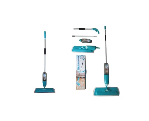 Healthy Spray Mop And Mop Pad Set Blue/Silver