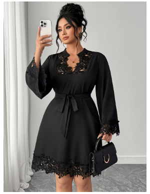Plus Size - Plus Size - Loose Fit Plus Size Women'S Dress