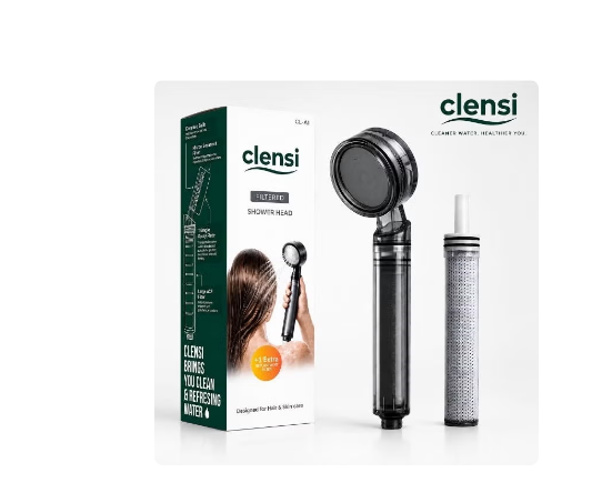 Clensi Filtered Shower Head | Korean Shower Technology for Hair & Skin care | Helps Reduce hairfall & Dry Skin