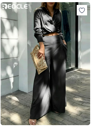 Spring and Autumn Women's Casual Two-piece