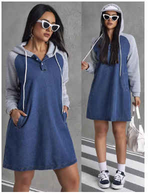 Women's Casual Color-Blocked