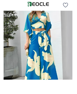 Women's Dress Spring and Summer V-neck Floral
