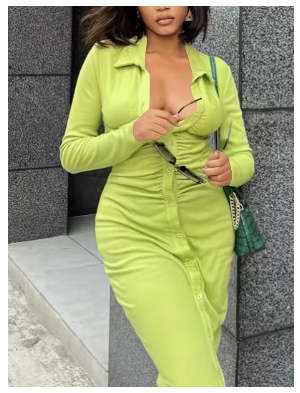 Mid-Length Dress Women 2026