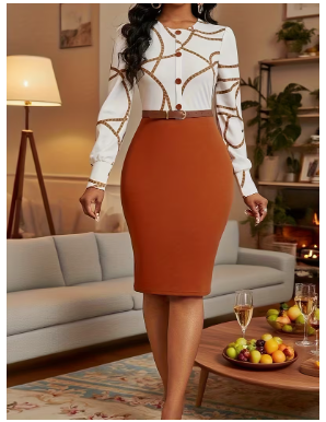 Elegant Directional Round-neck Brick