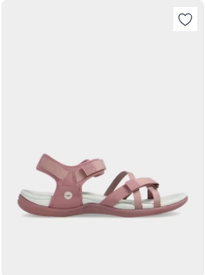 Hi-Tec Anselia Women Comfort Walking Sandal Adjustable Strap Lightweight Pink