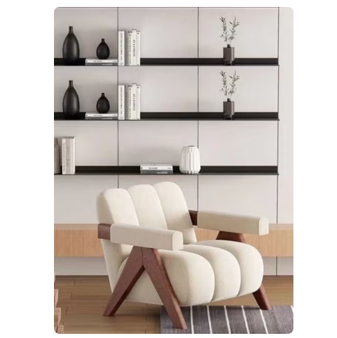 Modern Accent Barrel Chair with Plush Upholstery, Soft Comfort Seating, Stylish Single Armchair Design, Sturdy Wood Legs, and Contemporary Sofa Couch Look – Perfect for Living Room, Bedroom, Office, Lounge, Reading Nook, or Home Décor 70 x 85 x 72 cm.