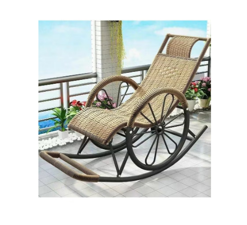 Adult Rocking Chair Reclining Chair Leisure Rocking Chair Rocking Chair Leisure Chair Lazy Chair Rattan Chair On Balcony