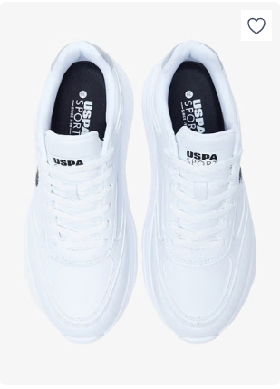 Women's White Low-Top Sneakers - Lightweight Shoes Lace-Up Design, Comfortable for Everyday Outfits