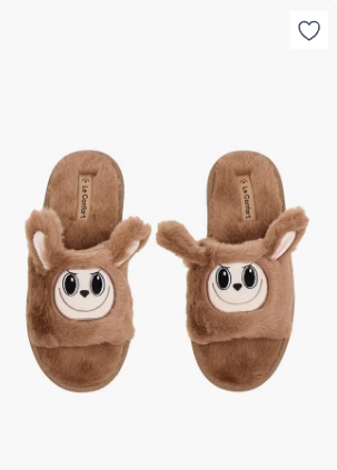 Women Faux Fur Bedroom Slides