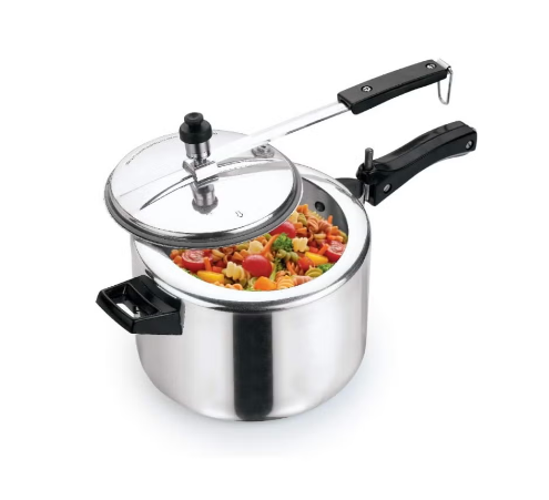 RAJ ALUMINIUM PRESSURE COOKER INNER LID, 6.5 LITER , SILVER, RPCI6.5 , 1 PC Silver