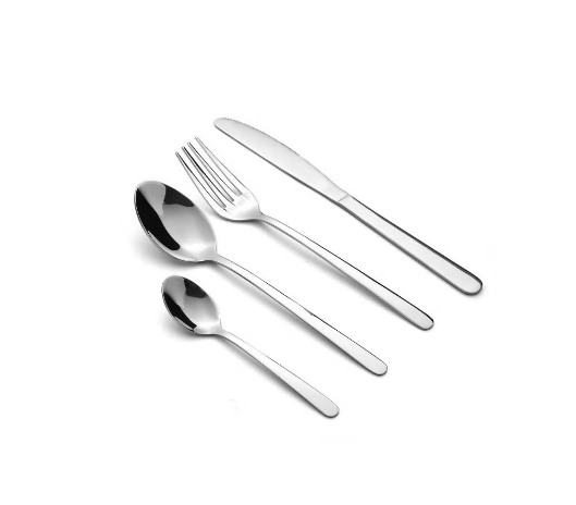 16 Piece Flatware Cutlery Set, Stainless Steel Silverware Set for Home/Office/Party, Knife Fork Spoon Eating Utensils Set Service for 4, Mirror Polish & Dishwasher Safe CDM8003