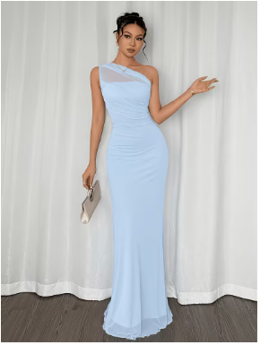 Women'S Elegant, Romantic, Fashionable Office Women'S Sexy Slim Fit Long Dress