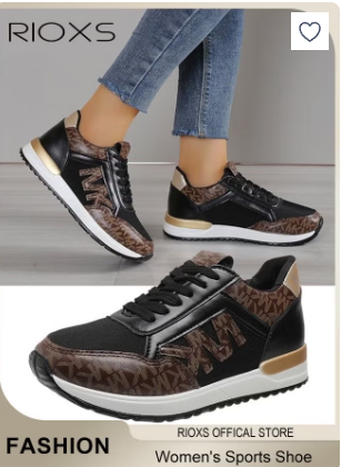 Women's Sports Shoes, Mesh Breathable Platform Sneakers, Casual Jogging Walking Shoes For Running, Ladies Lace Up Platform Sneakers, Trendy Athletic Tennis Shoes, Anti-slip Sneakers For Women, Ladies Athlesiure Trainers -Black Trainers
