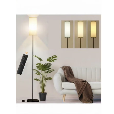 Floor Lamps for Living Room,Standing Modern Floor Lamp with 3 Color Temperatures LED Bulb,Remote Control