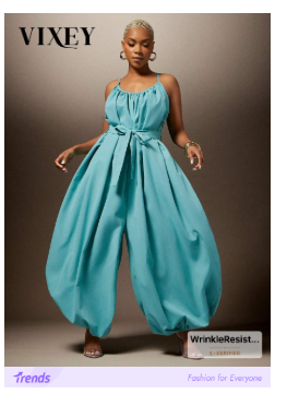 Vixey Statement Balloon Leg Belted Jumpsuit,