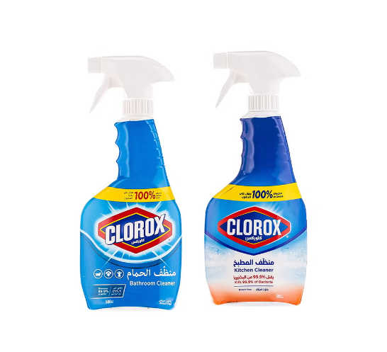 Bleach Free, Disinfecting Kitchen Cleaner And Bathroom Cleaner, Pack Of 2 500ml