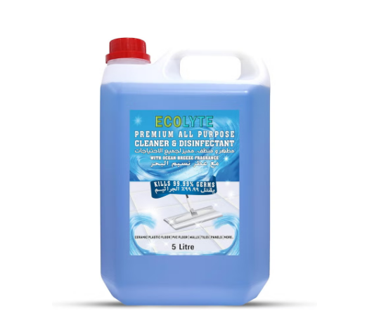 ECOLYTE+ Premium All Purpose Cleaner & Disinfectant - Ocean Breeze, 5L