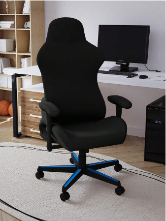 1pc Solid Color Waterproof Chair Cover