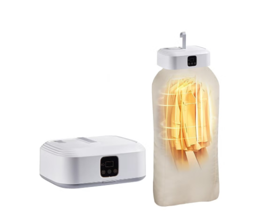 Electric Clothes Dryer Heat Pump Dryers 2H Quickly Drying 600W Energy-Efficient Timer UV Sterilization Wet Laundry Fast Drying Portable Clothes Dryer for Light Clothes