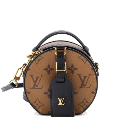 Mini Boite Chapeau Bag Reverse Monogram Canvas crossbody bag