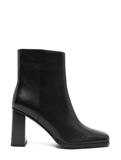 LINDA BAUMANN square-toe ankle boots