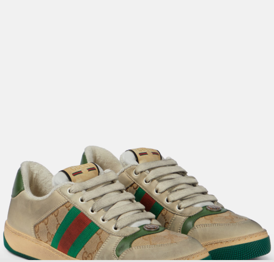Screener leather sneakers