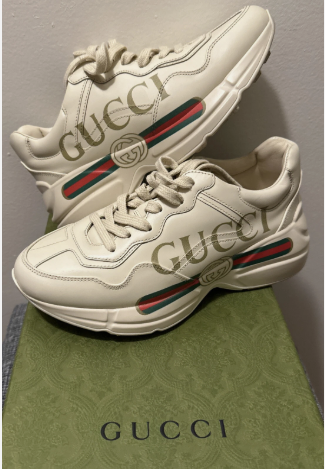 Size 6 Women - Gucci Rhyton Logo - 528892-DRW00 027 MUST READ DESCRIPTION