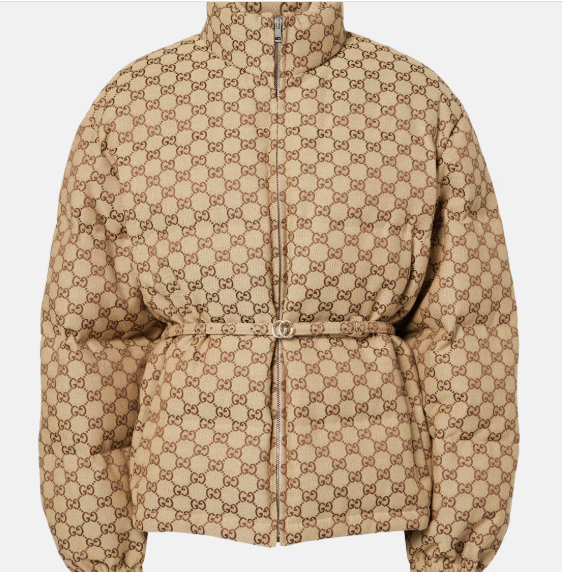 Gucci GG Canvas down jacket