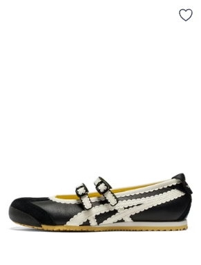 Mexico 66 TGRS Women’s Ballet Flats -Black | Comfortable & Stylish Casual Mary Jane Shoes