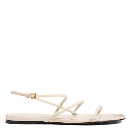 KHAITE Loop flat sandals